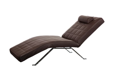Leather Chaise Lounge