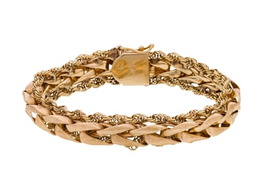 14k Yellow Gold Bracelet