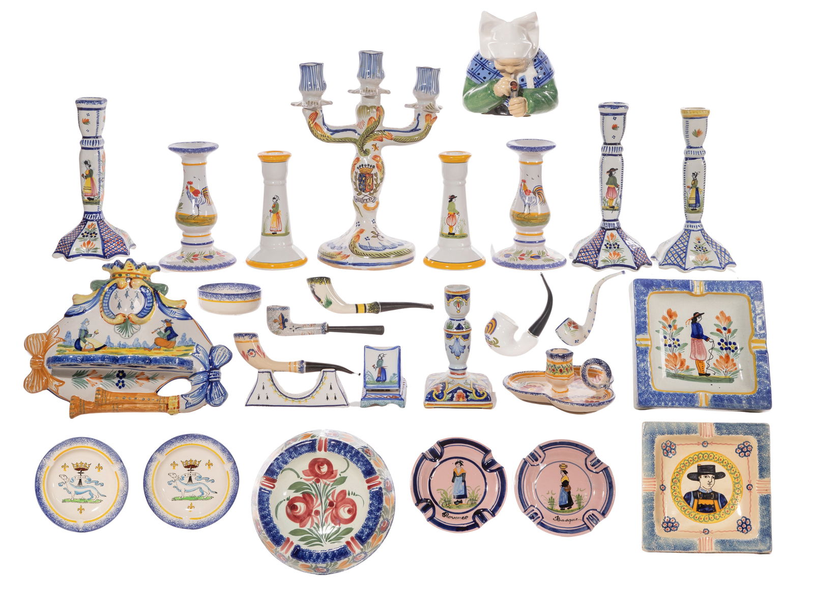 Quimper Pottery Assortment (1 of 1)