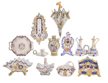 Quimper Pottery Assortment