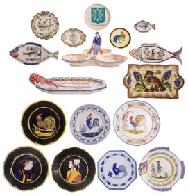 Quimper Pottery Animal Assortment