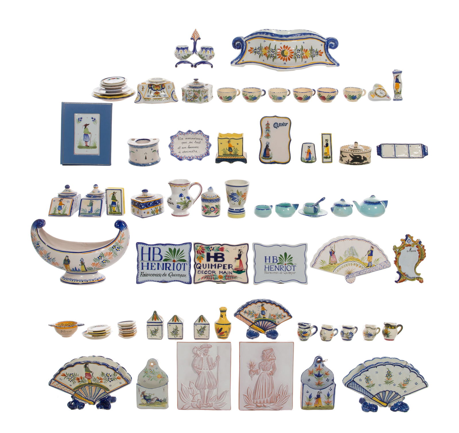 Quimper Pottery Assortment (1 of 1)