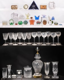 Crystal and Paperweight Assortment
