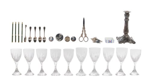 Christofle Crystal and Object Assortment