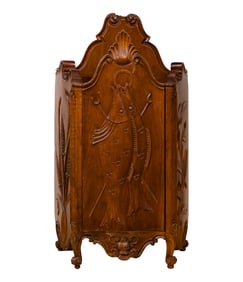 French Provincial Walnut Flour Box