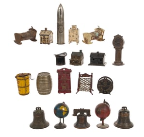 Cast Iron Still Bank Assortment