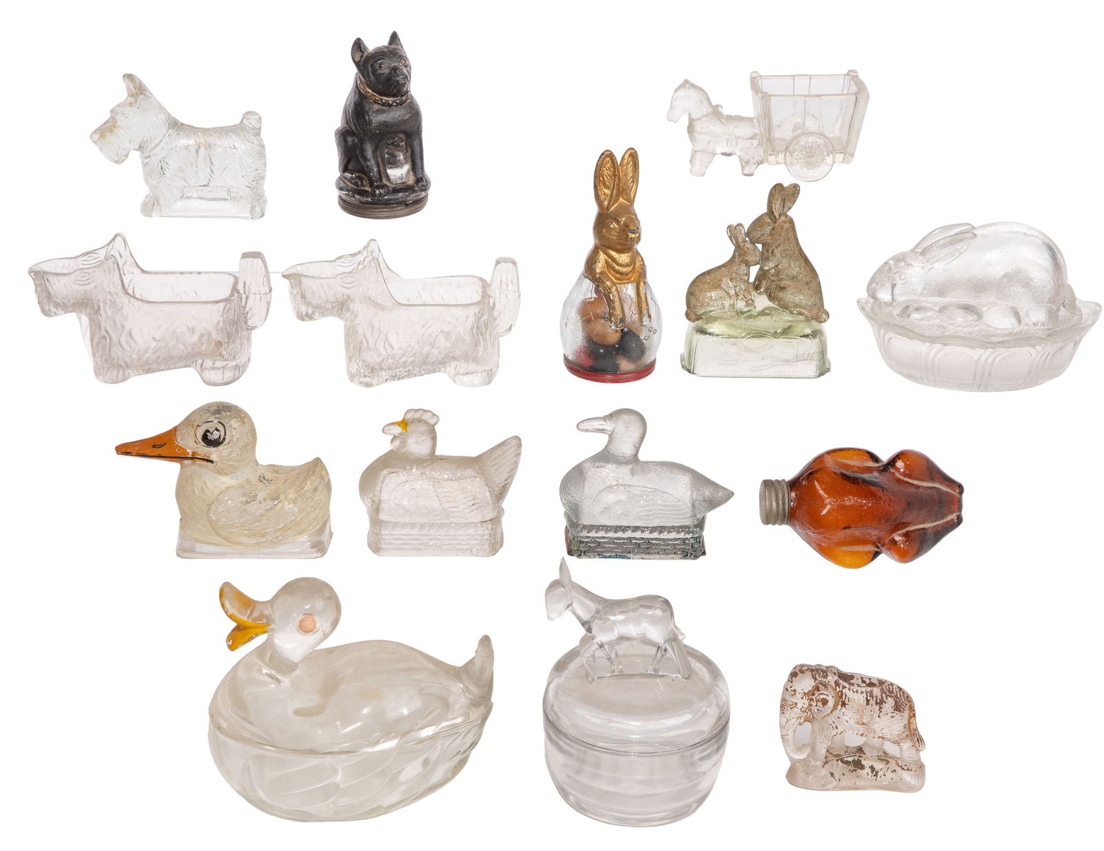 Animal Glass Candy Container Assortment (1 of 2)