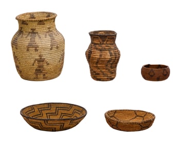 Native American Apache Basket Assortment