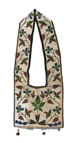 Native American Chippewa Beaded Bandolier Bag