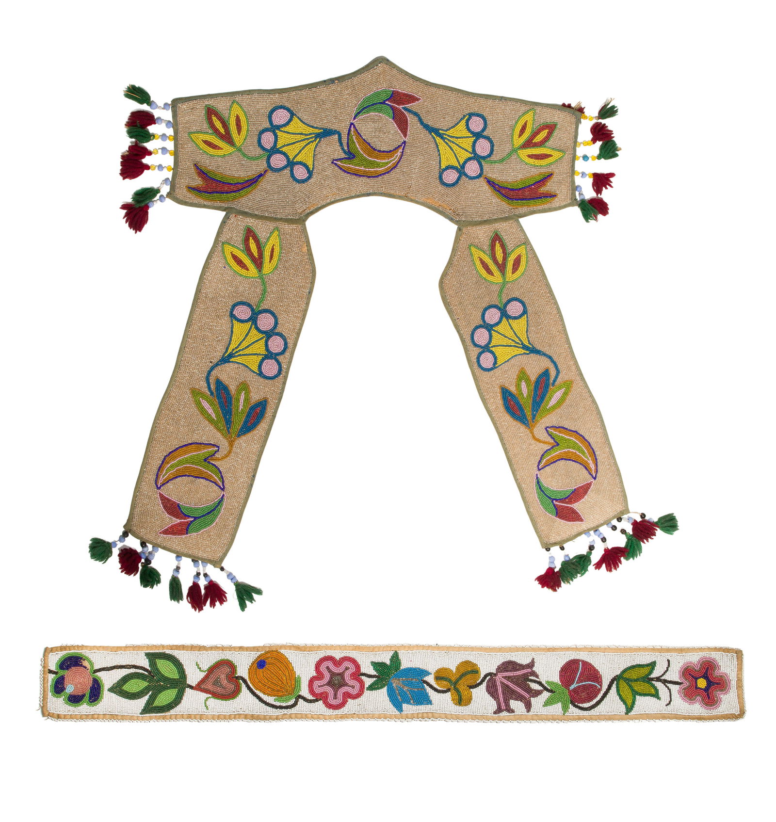 Native American Chippewa / Ojibwe Beaded Regalia (1 of 2)