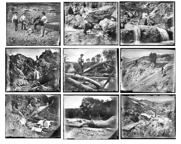 Glass Dry Plate Photographic Negative Assortment