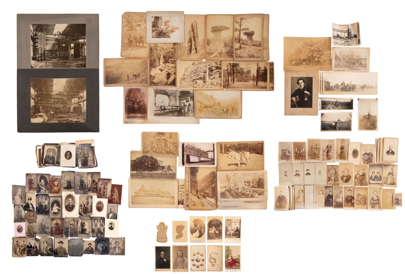 Tintype, CDV and Cabinet Card Photograph Assortment (1 of 10)