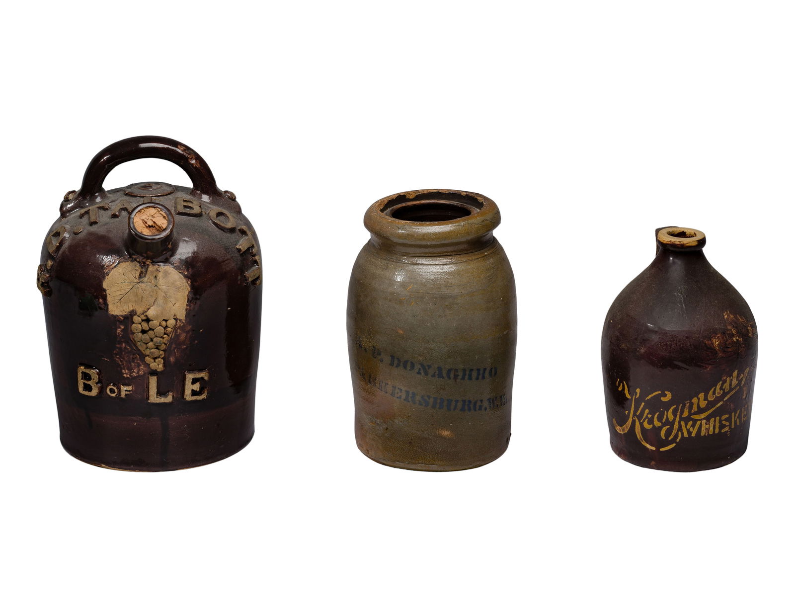 Stoneware Jugs and Crock (1 of 4)