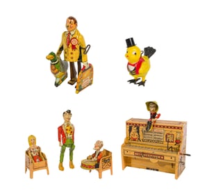 Lithographed Tin Mechanical Toys