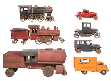 Pressed Steel Vehicle and Train Assortment