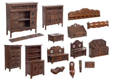 Breton Miniature Furniture Assortment