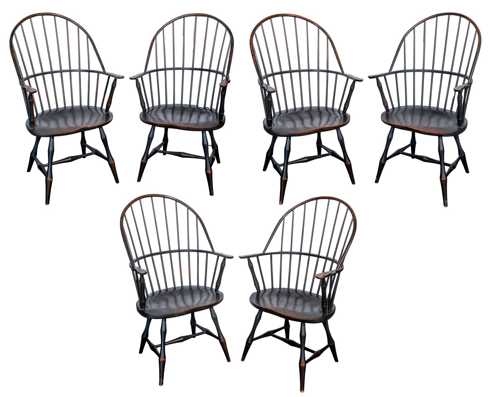 David T. Smith Sack Back Windsor Style Armchairs (1 of 4)