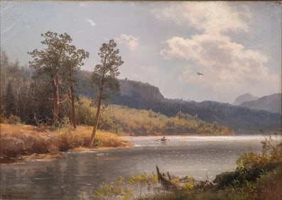 Hermann Ottomar Herzog (German, 1832-1932) Oil on Canvas