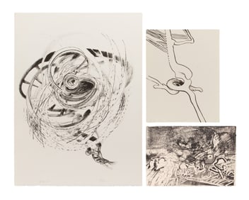 Richard Howard Hunt (American, 1935-2023) Lithograph Assortment