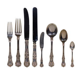 Tiffany & Co. English King Sterling Silver Flatware Service (1 of 16)
