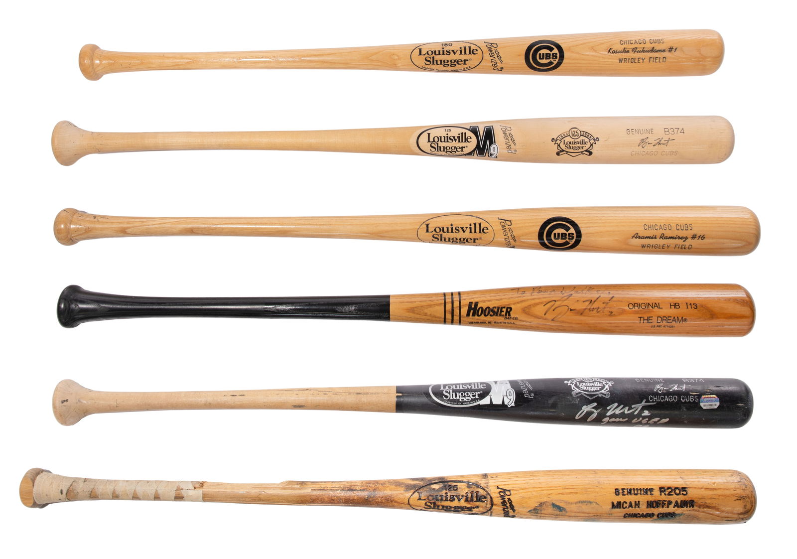 Game Used Baseball Bat Assortment (1 of 3)