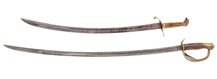 Model 1840 Ames Calvary Saber and Infantry Officers Swords