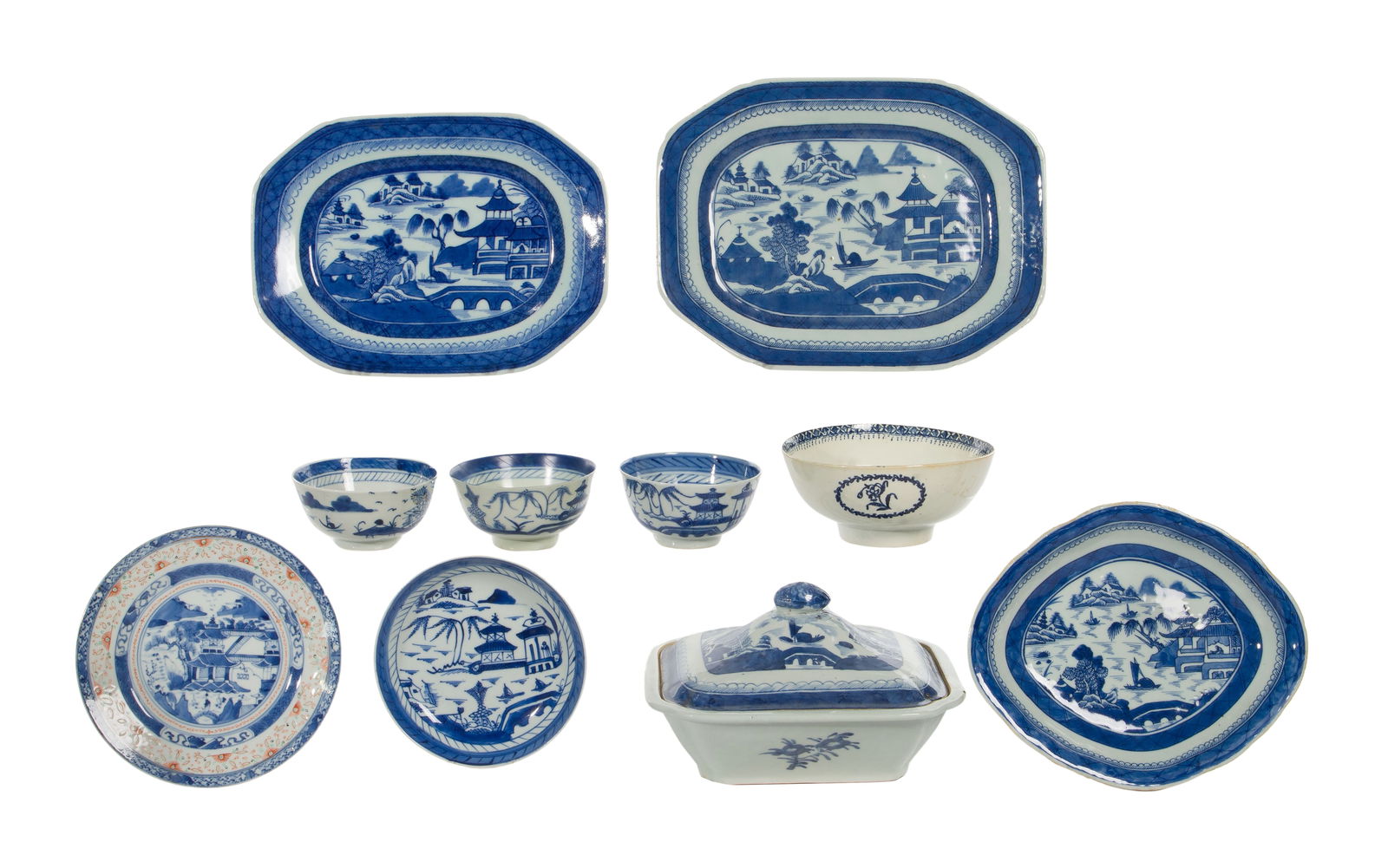 Chinese Export Canton Ware Porcelain Assortment (1 of 2)