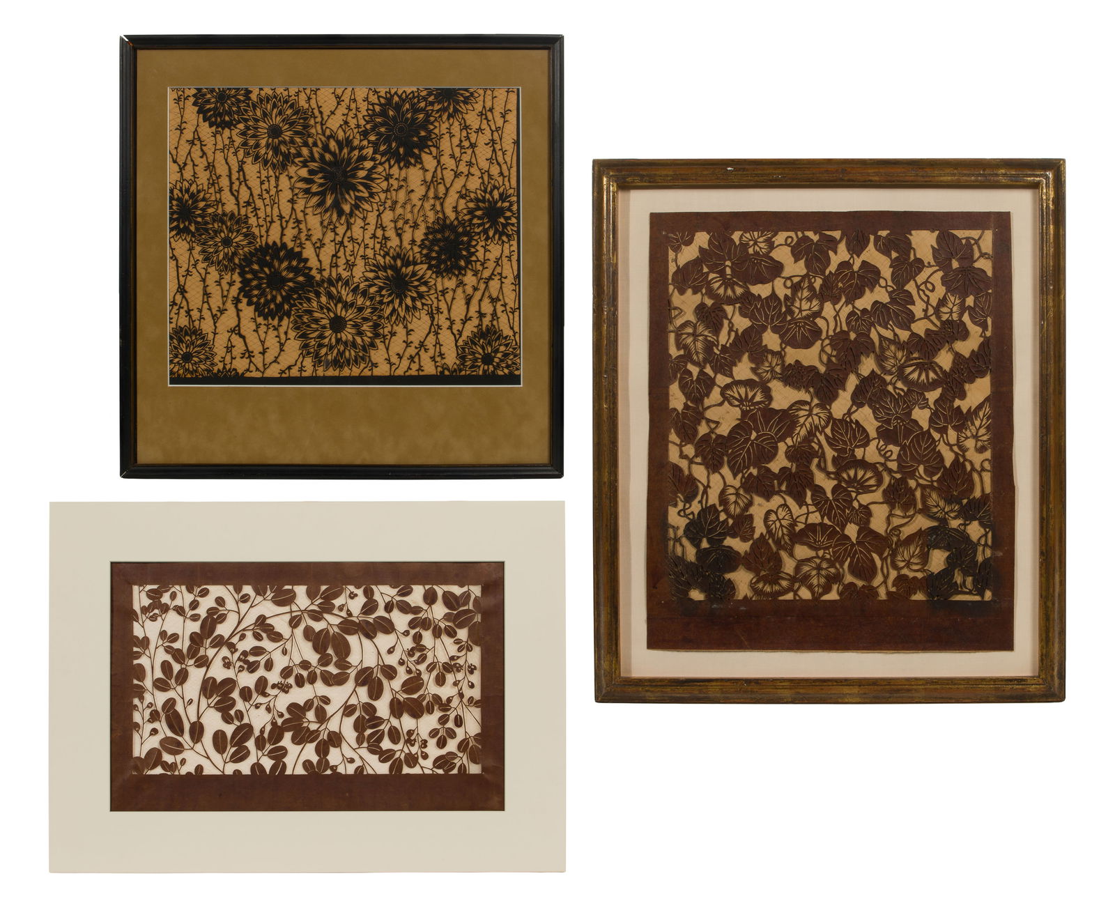 Japanese Katagami Stencil Assortment (1 of 1)