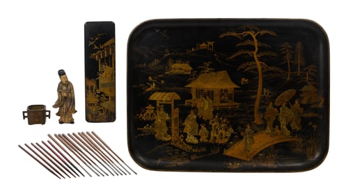 Asian Decorative Object Assortment