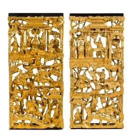 Chinese Gilt Wood Carvings