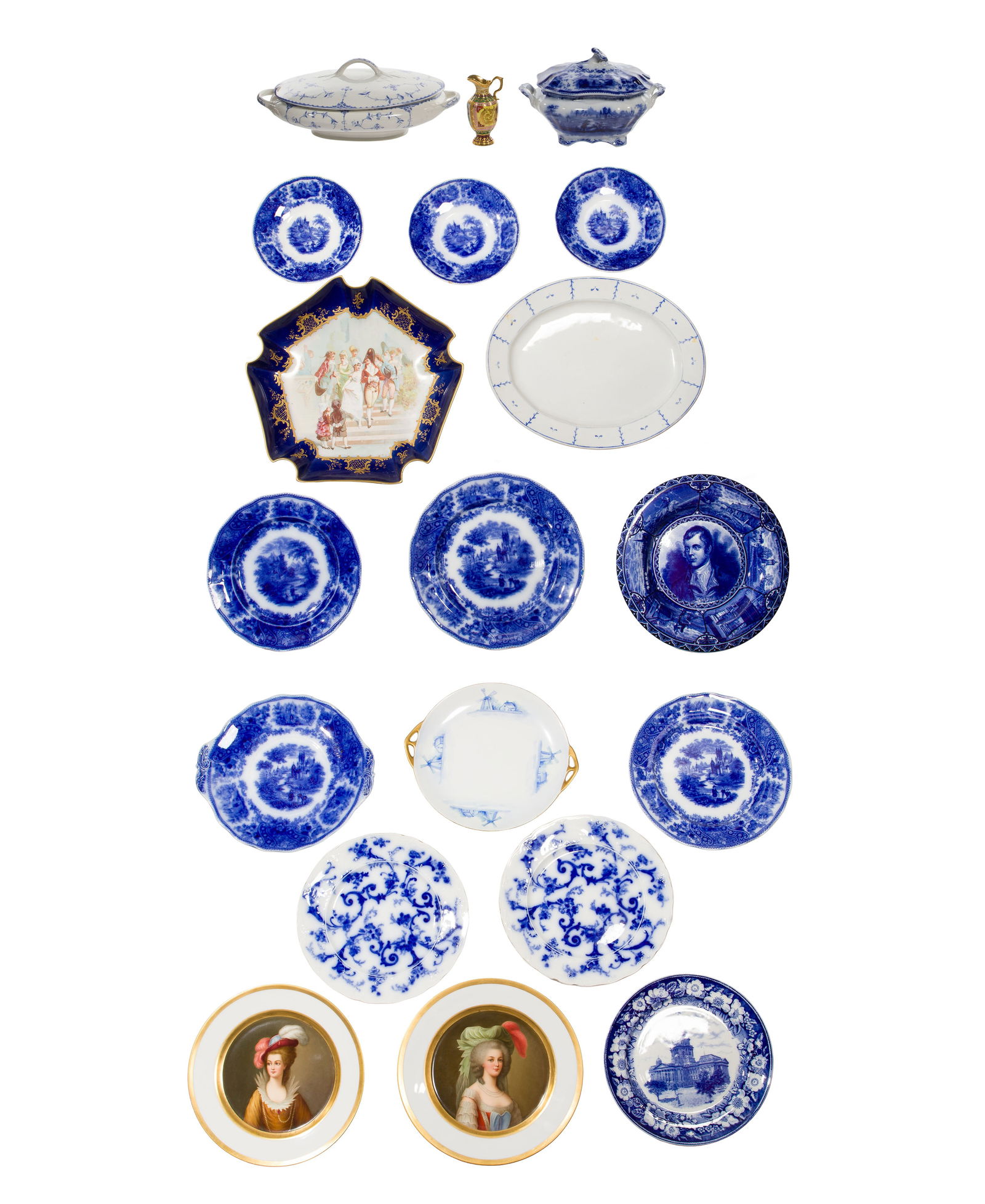 Porcelain Tableware Assortment (1 of 2)