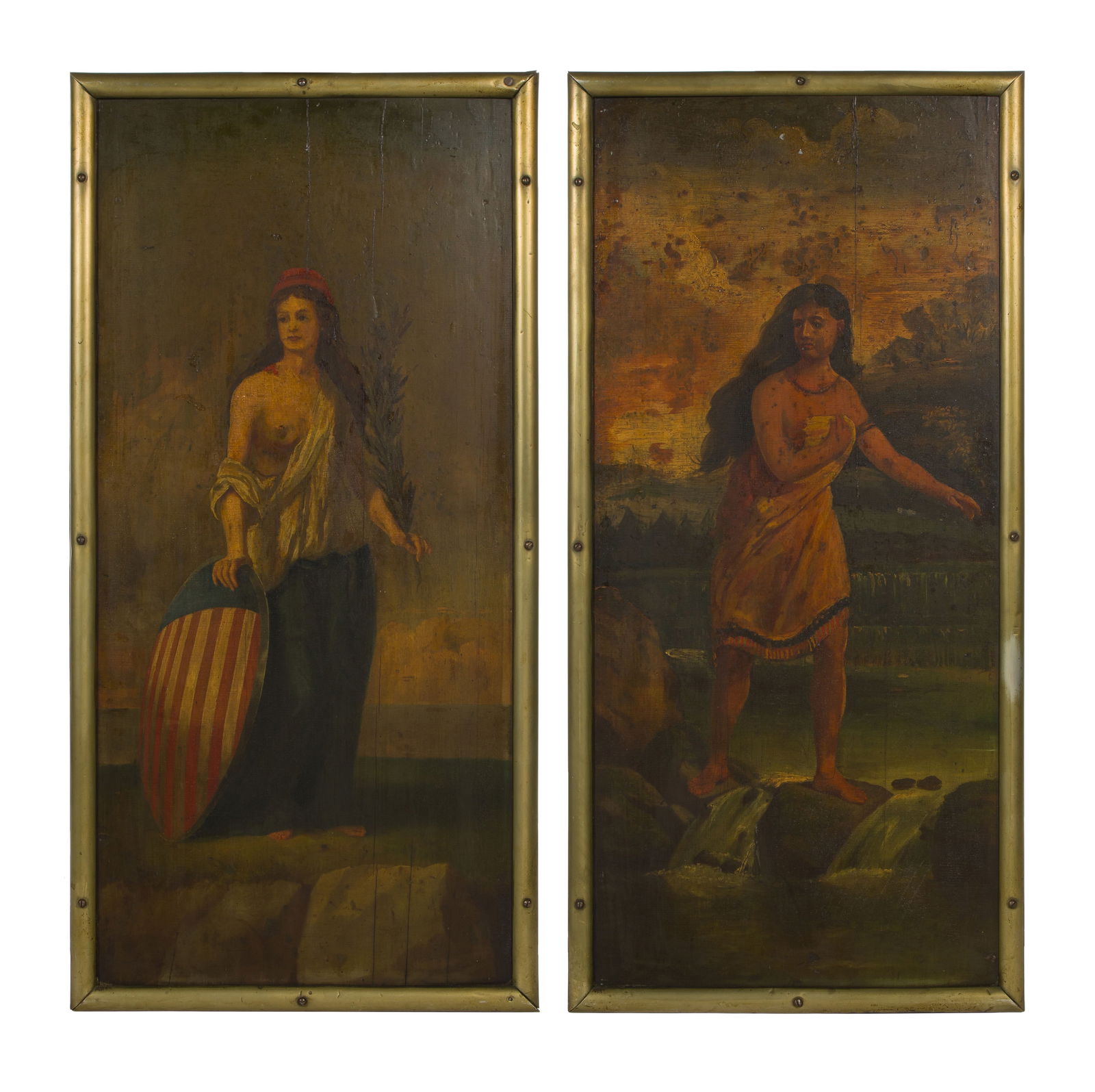 Pennsylvania Pumper Engine Panel Oils on Board (1 of 1)