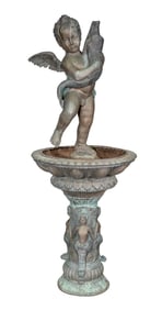 After Andrea del Verrocchio (Italian, 1435-1488) Copper Alloy Fountain
