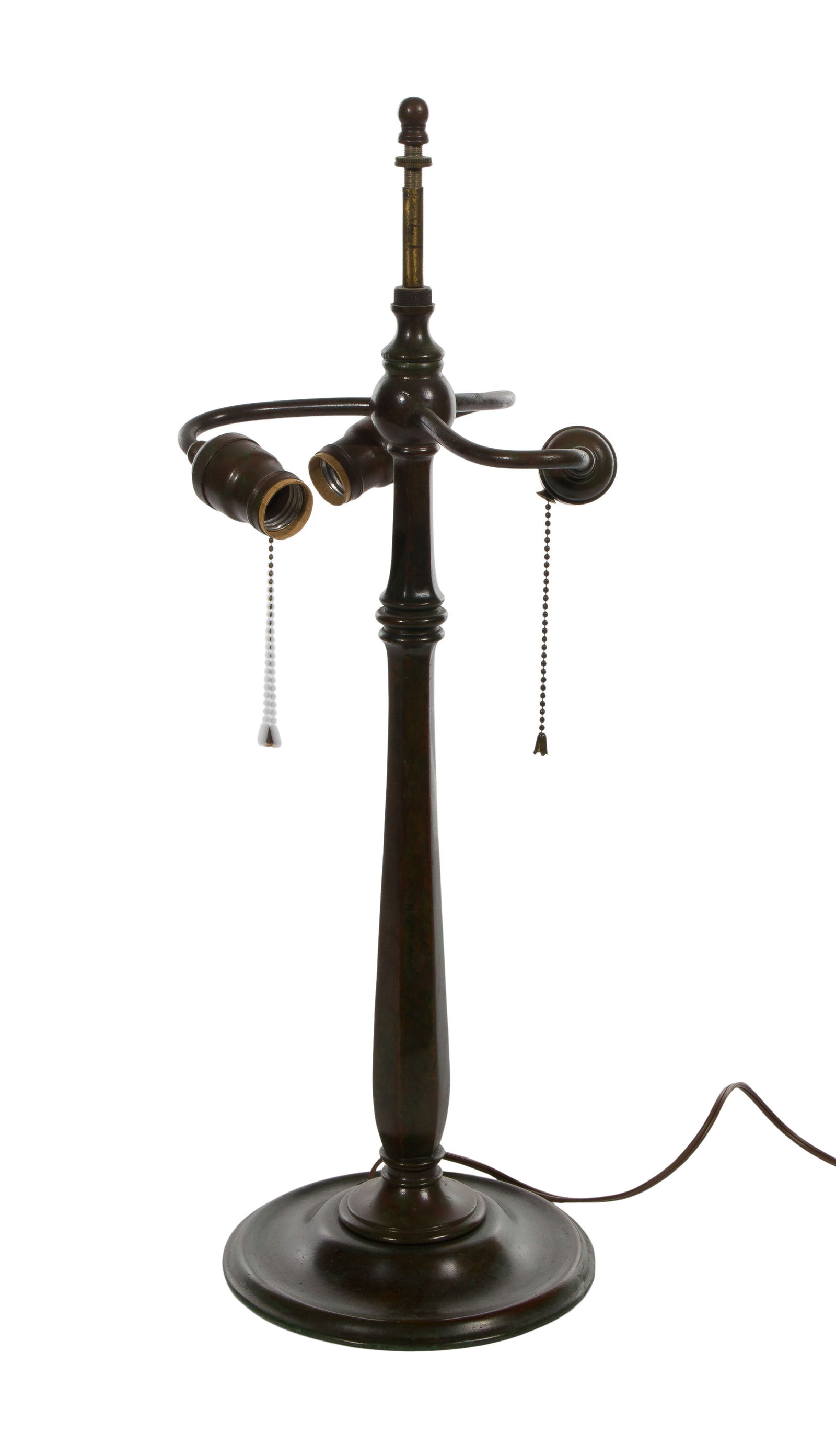 Arts and Crafts Style Bronze Table Lamp Base (1 of 3)