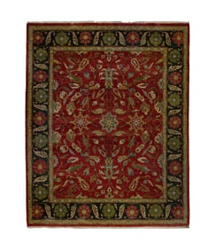 Persian Oushak Wool Rug