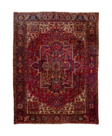 Persian Heriz Style Wool Rug