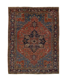Persian Heriz Style Wool Rug