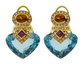 Marina B 18k Yellow Gold Earrings