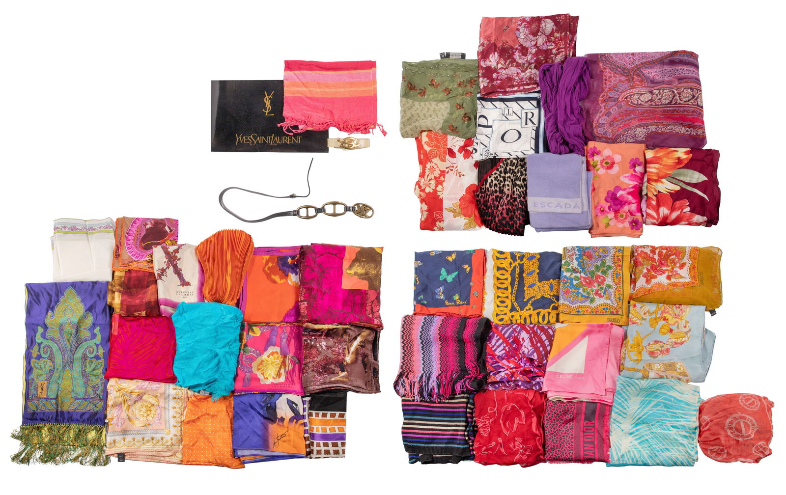 Designer Scarf and Belt Assortment (1 of 1)