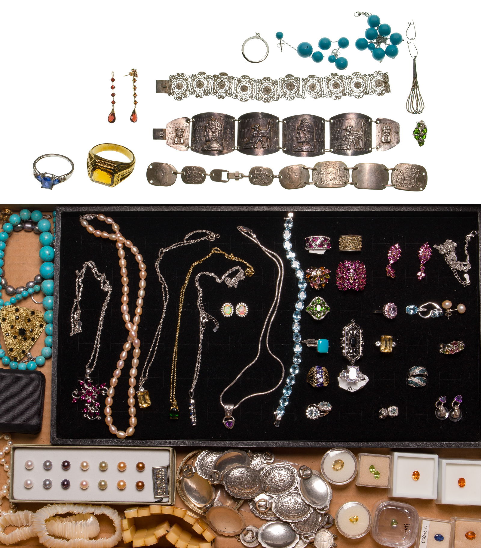 Gold, Sterling Silver and Costume Jewelry Assortment (1 of 1)