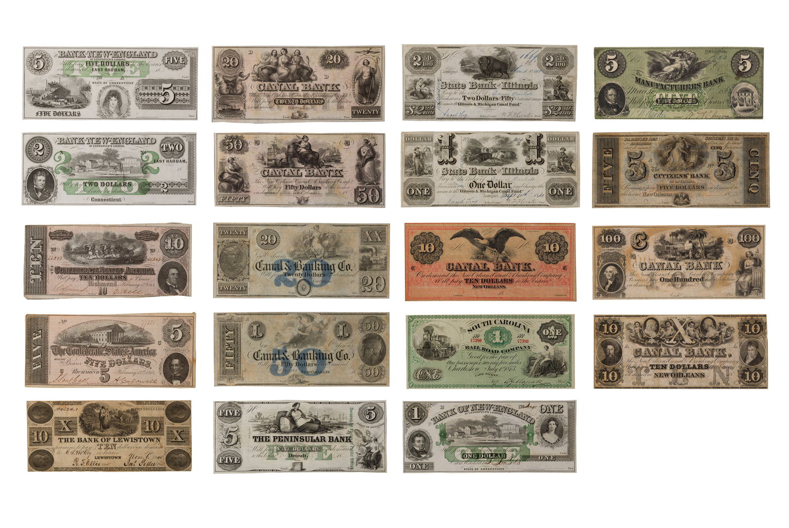 Obsolete Currency Assortment (1 of 2)
