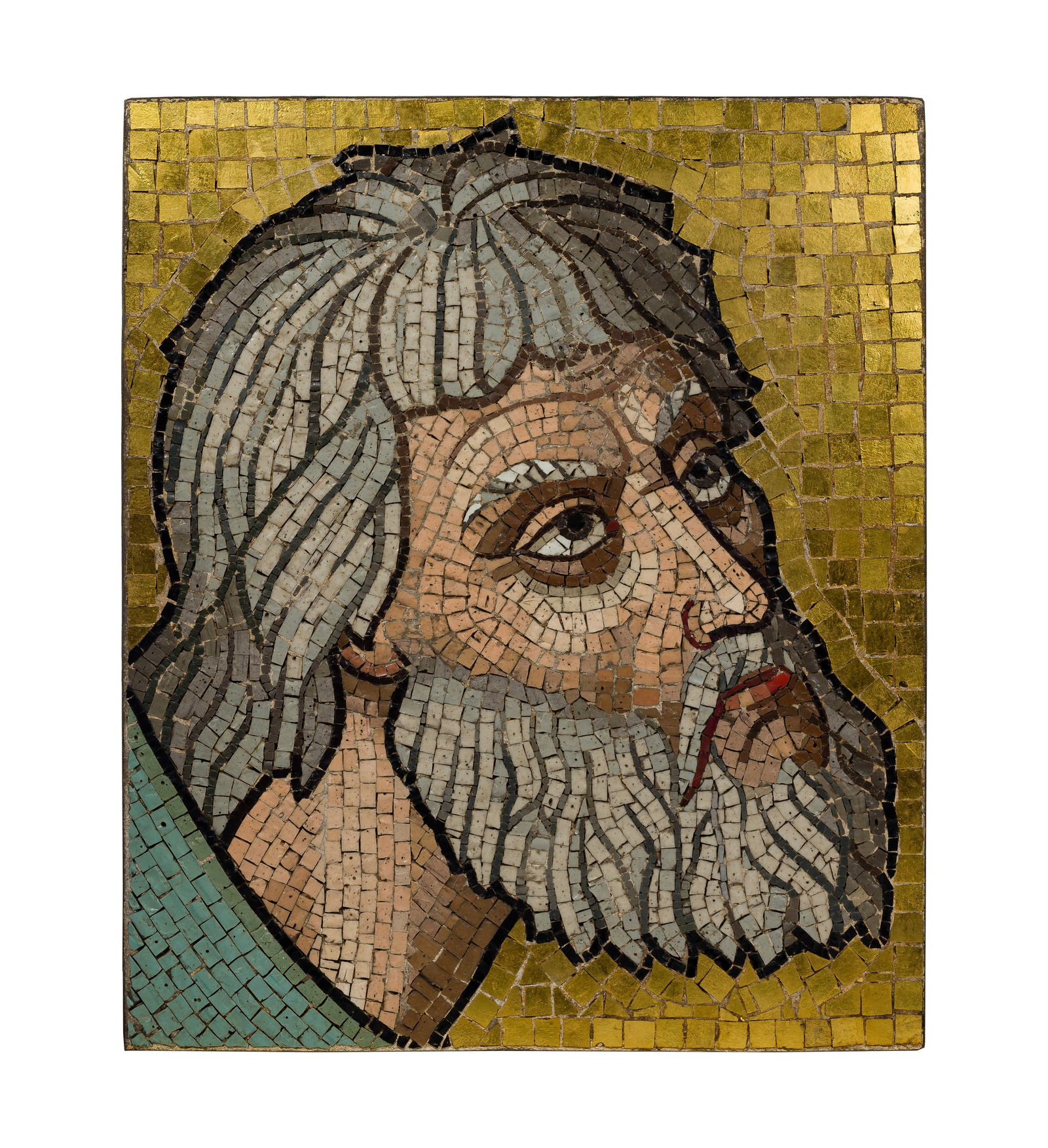 Byzantine Style Mosaic Portrait