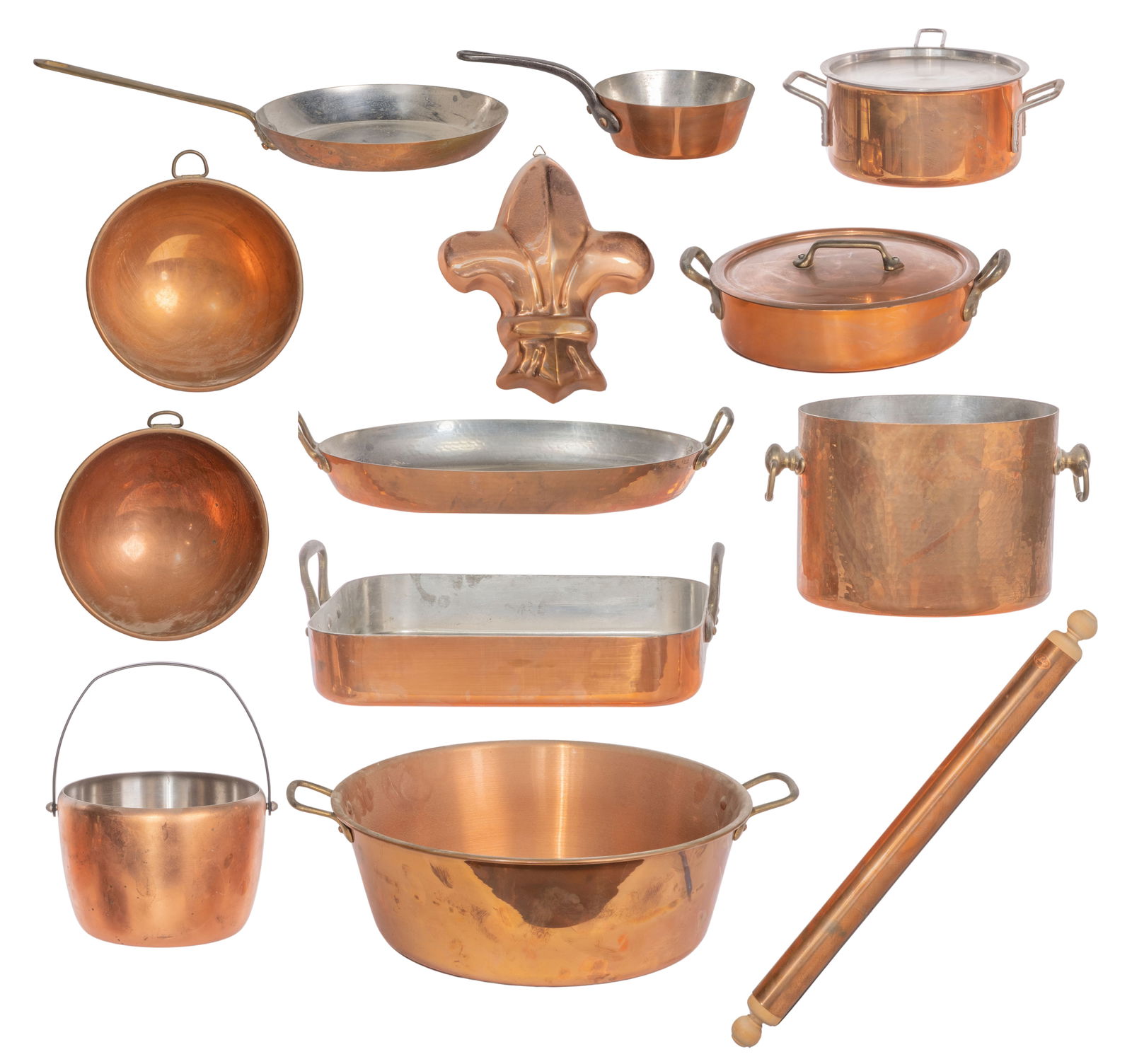 Copper Pot and Utensil Assortment (1 of 8)