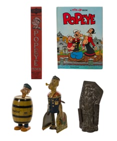 Popeye Toy and Merchandise Assortment