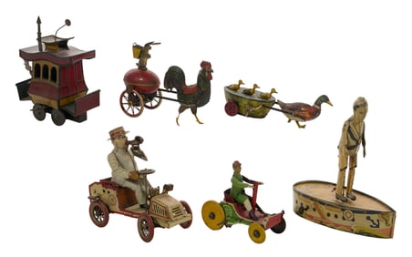 Tin Litho Toy Assortment