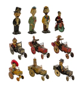 Louis Marx and Company Tin Litho Toy Assortment