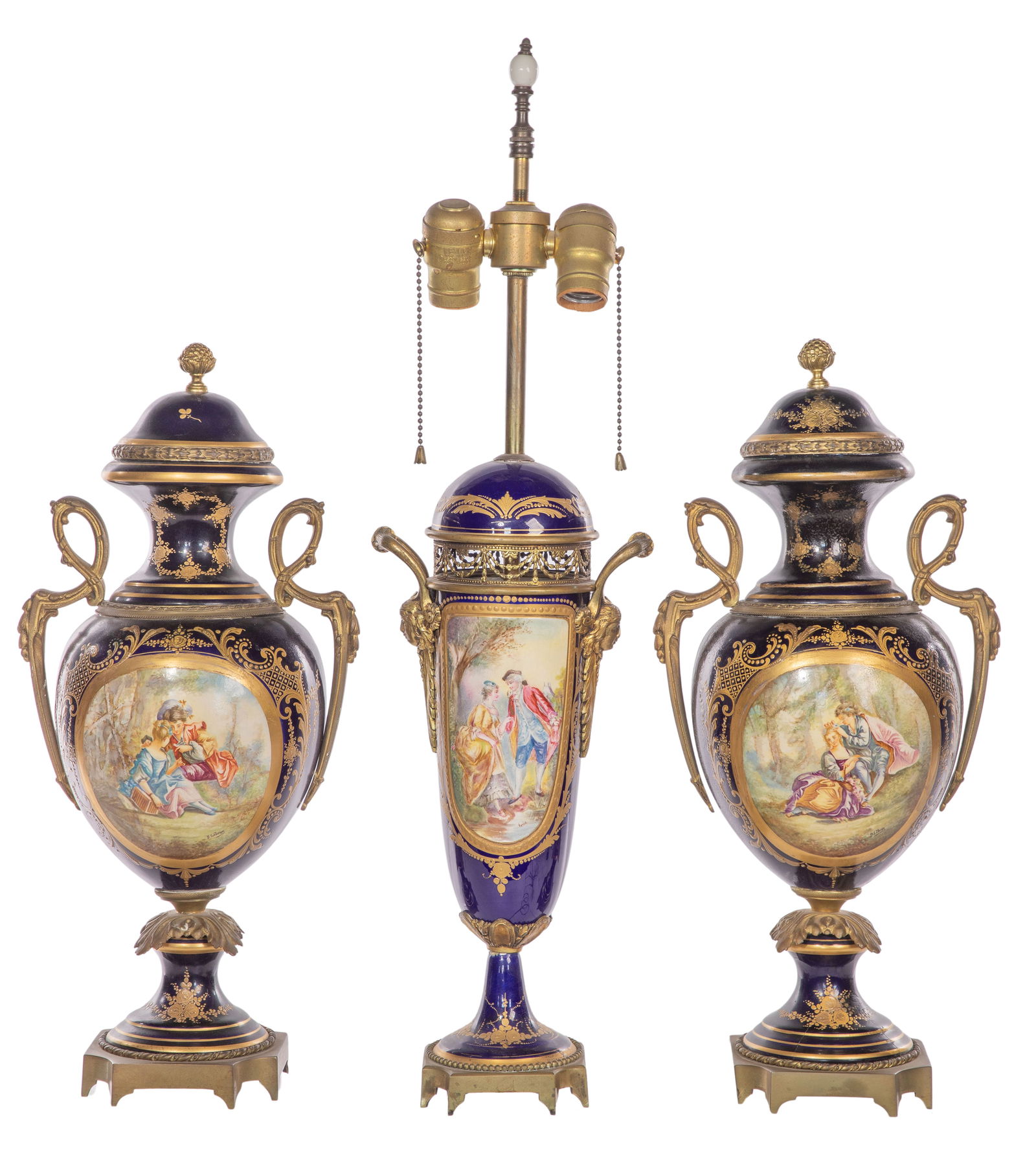 Sevres Style Lamp and Urn Assortment (1 of 8)