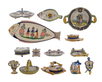Quimper Pottery Assortment