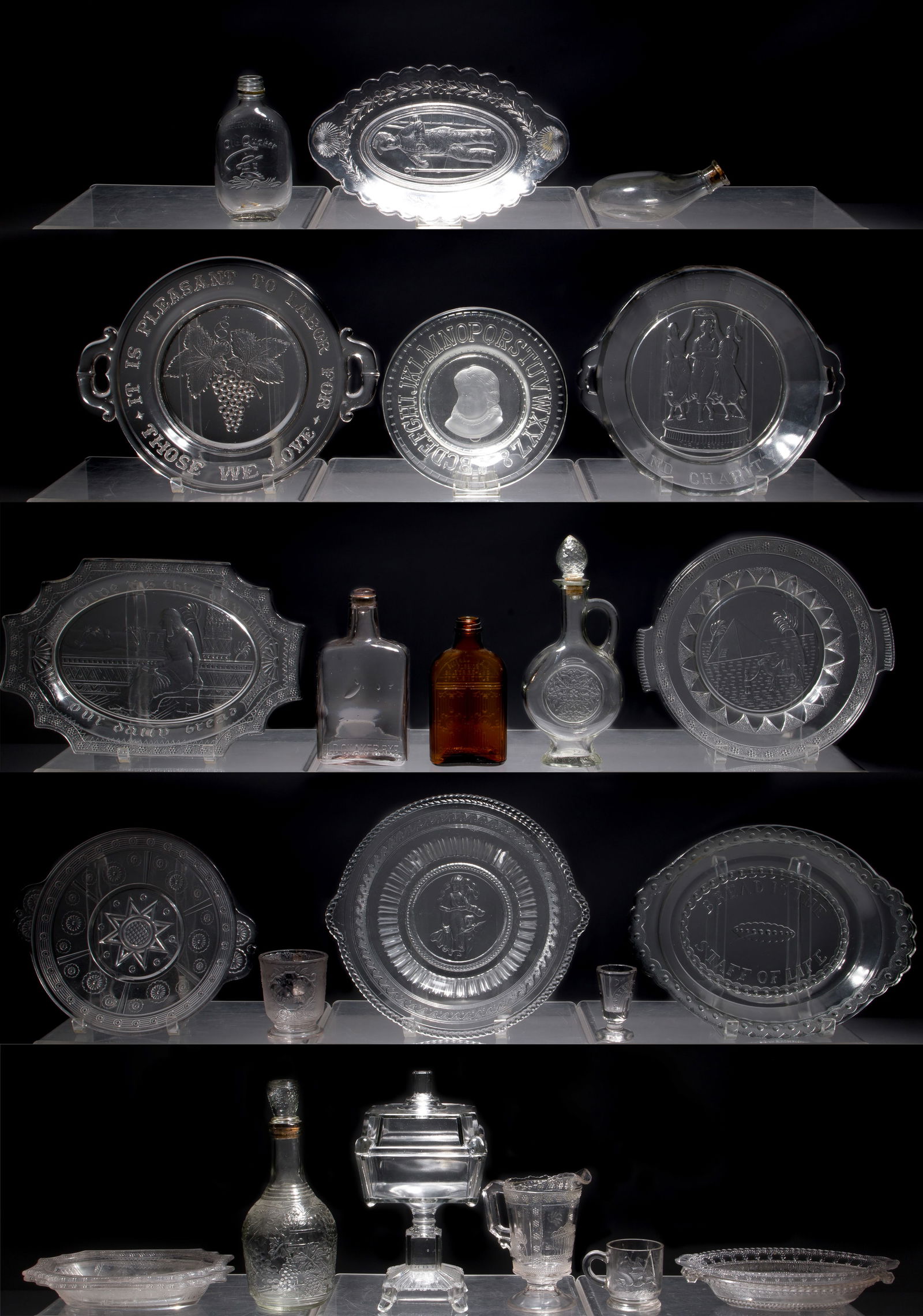 Commemorative and Advertising EAPG Glass Assortment (1 of 1)