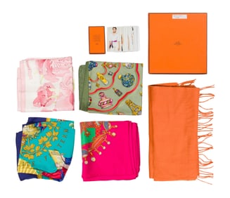 Hermes Scarf Assortment